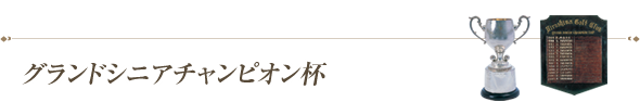 グランドシニアチャンピオン杯